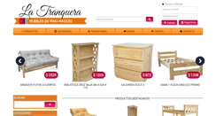 Desktop Screenshot of muebles-latranquera.com